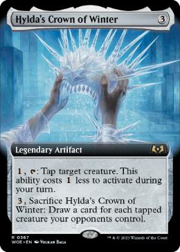 [367]【EN】■拡張アート■ヒルダの冬の王冠/Hylda's Crown of Winter【WOE】[R][茶]