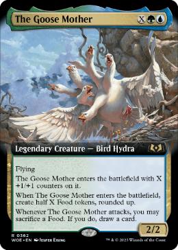 [362]【EN】【FOIL】■拡張アート■ガチョウの母/The Goose Mother【WOE】[R][多色]