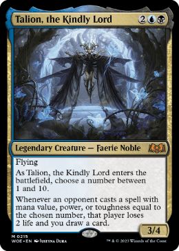 [215]【EN】【FOIL】慈愛の王、タリオン/Talion, the Kindly Lord【WOE】[M][多色]