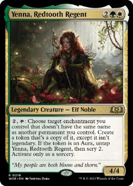 [219]【EN】【FOIL】赤歯の執政、イェナ/Yenna, Redtooth Regent【WOE】[R][多色]