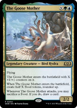 [204]【EN】【FOIL】ガチョウの母/The Goose Mother【WOE】[R][多色]
