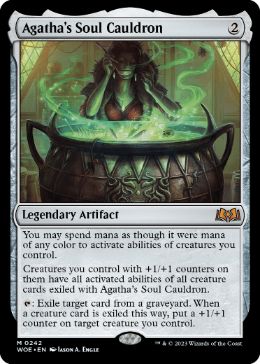 [242]【EN】【FOIL】アガサの魂の大釜/Agatha's Soul Cauldron【WOE】[M][茶]