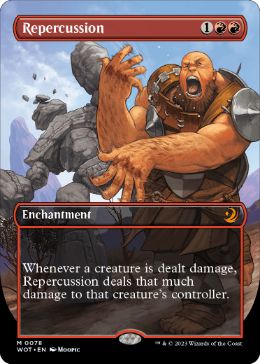 [078]【EN】■ボーダーレス■反動/Repercussion【WOT】[M][赤]