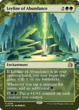 [056]【EN】豊穣の力線/Leyline of Abundance【WOT】[R][緑]