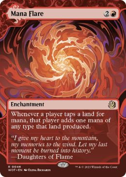 [046]【EN】【FOIL】ほとばしる魔力/Mana Flare【WOT】[R][赤]