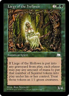 [131]【EN】うろの下僕/Liege of the Hollows【WTH】[R][緑]
