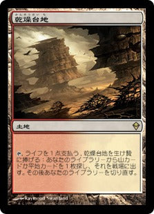 [211]【JP】【FOIL】乾燥台地/Arid Mesa【ZEN】[R][土地]