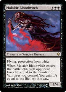 [100]【EN】マラキールの血魔女/Malakir Bloodwitch【ZEN】[R][黒]