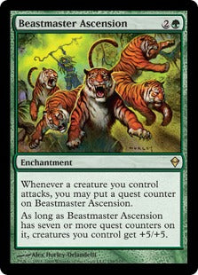 [159]【EN】獣使いの昇天/Beastmaster Ascension【ZEN】[R][緑]