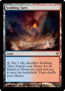 [223]【EN】【FOIL】沸騰する小湖/Scalding Tarn【ZEN】[R][土地]