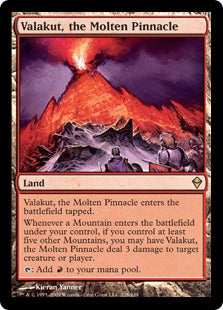 [228]【EN】溶鉄の尖峰、ヴァラクート/Valakut, the Molten Pinnacle【ZEN】[R][土地]