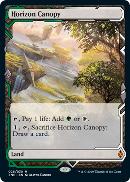 [026]【EN】【FOIL】地平線の梢/Horizon Canopy【ZNE】[M][土地]
