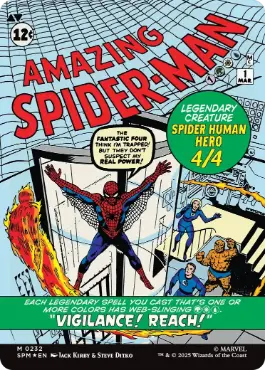 [232]【EN】【FOIL】■ボーダーレス■ピーター・パーカー/Peter Parker【SPM】[M][白]